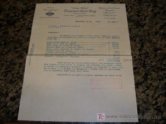 Military Antiques: FRANCISCO FARRE ROIG CAMIONES BROCKWAY 1937 EMPRESA COLECTIVIZADA