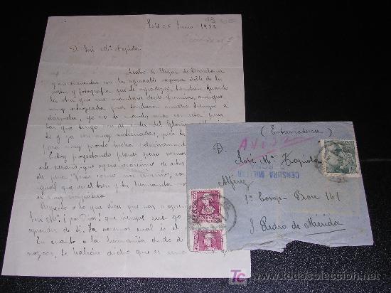 Militaria: CARTA DE LOS NACIONALES 1939