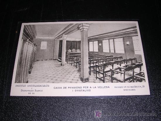 Militaria: INSTITUTO ANTITUBERCULOS I DISPENSARIS BLANCS DE LA CAIXA DE PENSIONS PER A LA SEVA VELLESA I