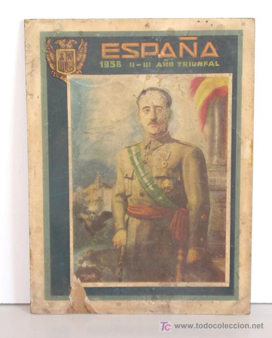 Militaria: CARTEL ANTIGUO DE FRANCO
