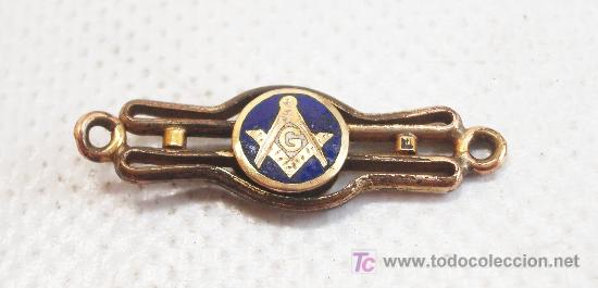 Militaria: Eslab&oacute;n de collar mas&oacute;nico. - Foto 2