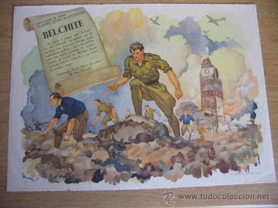 Militaria: PARTE HOJA CALENDARIO GUERRA CIVIL (34X25 CM.)