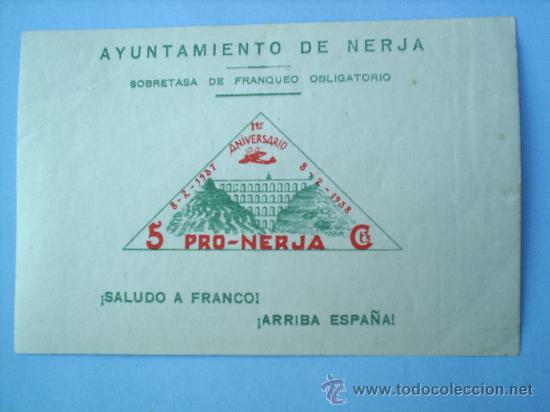 Militaria: AYUNTAMIENTO DE NERJA-1938-GUERRA CIVIL