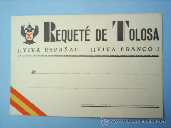 Militaria: REQUETE DE TOLOSA  -SIN CIRCULAR - Foto 1