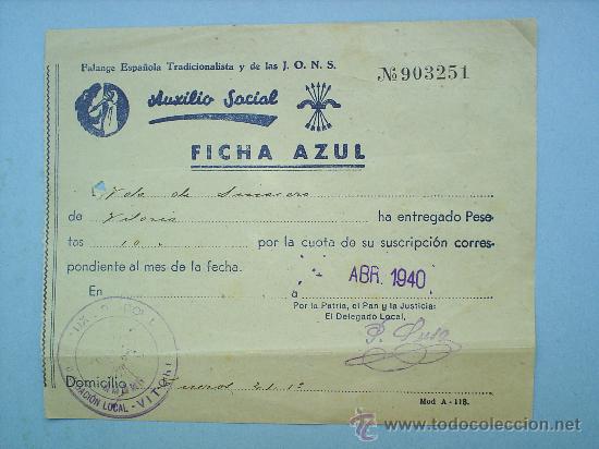 Militaria: AUXILIO SOCIAL-1940-VITORIA -