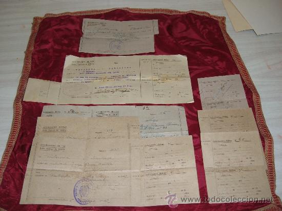 Militaria: lote 8 autorizacion militar para pase de tropas 1941