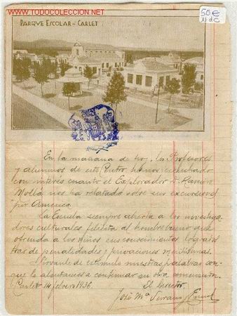 Militaria: DOCUMENTO DE CARLET - Foto 1