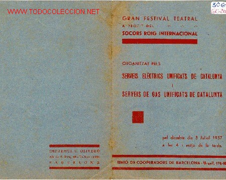 Militaria: GRAN FESTIVAL A PROFIT DEL SOCORS ROIG INTERNACIONAL