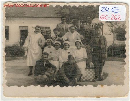 Militaria: (GC-262)HOSPITAL DE HERDOS DE GUERRA DOQUE-MELILLA NOVIEMBRE 1937 -Guerra Civil