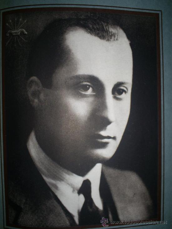 Militaria: Retrato Primo de Rivera. 1940. Raro.