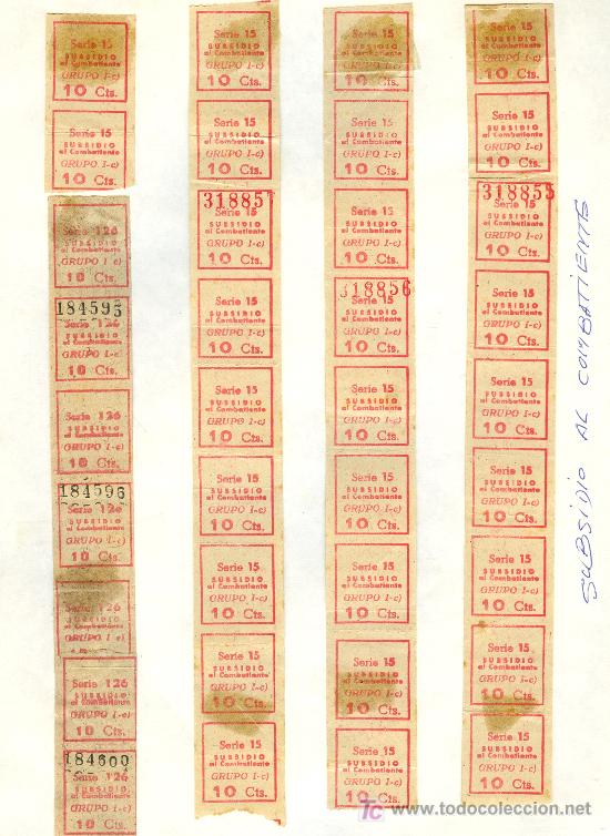 Militaria: SUBSIDIO AL COMBATIENTE - Foto 1