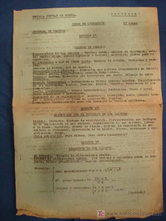 Militaria: Estudios de la Escuela Popular de Guerra. Curso de Aplicaci&oacute;n. Ej&eacute;rcito Popular de la Rep&uacute;blica