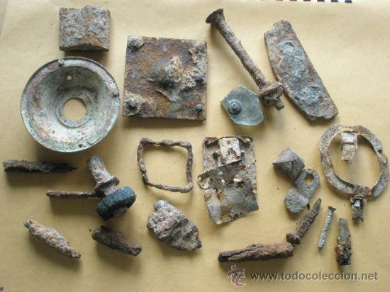 Militaria: GUERRA CIVIL. LOTE RECUPERACI&Oacute;N N&ordm;  9   ZONA DE LEVANTE. RESTOS VARIOS