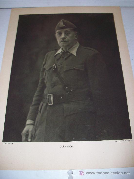 Militaria: Forjadores de Imperio. Los Generales de Franco  : General de Brigada   SERRADOR