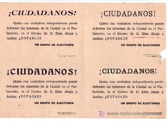 Militaria: 2&ordf; REPUBLICA. PUERTO DE SANTA MARIA . ELECCIONES AL PARLAMENTO
