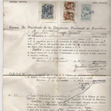 Militaria: DIPUTACION PROVINCIAL DE BARCELONA **EXTRAVIO DE CEDULA PERSONAL --AÑO DE LA VICTORIA 1939--. Lote 14772089