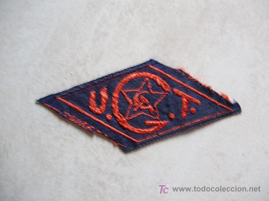 Militaria: parche de tela de UGT