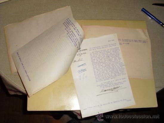 Military Antiques: 1937 GUERRA CIVIL EXPEDIENTE POR EXPORTACION ILEGAL DE PESCADO DESDE EL PUERTO DE VIGO