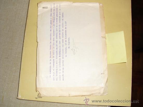 Militaria: 1936 GUERRA CIVIL  EXPEDIENTE POR OCASIONAR EL RETRASO DE UN CONVOY