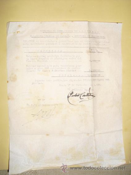 Military Antiques: 1&ordm; DE NOVIEMBRE DE 1936 GUERRA CIVIL  DOCUMENTO DEL EJERCITO DE OPERACIONES EN ASTURIAS