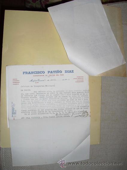 Military Antiques: 1939 GUERRA CIVIL  MONFORTE-ESCAIRON EXPEDIENTE DE RECLAMACION DE IMPAGADOS DE 1936