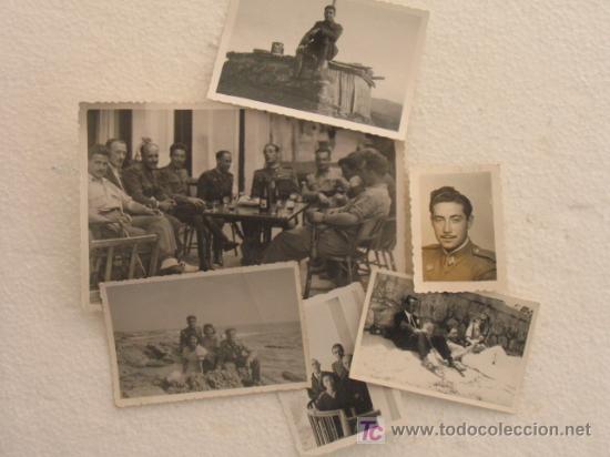 Militaria: Grupo de fotos de un oficial nacional en la Guerra Civil Espa&ntilde;ola. Ver mas fotos.
