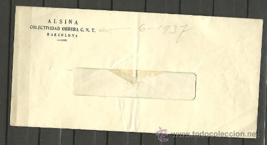 Militaria: C7-11 Guerra Civil sobre de la COLECTIVIDAD OBRERA DE LA C,N,T, Junio de 1937