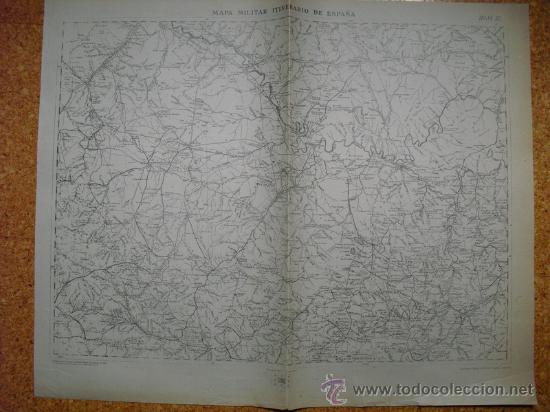 Militaria: 1938 GUERRA CIVIL MAPA MILITAR ITINERARIO HOJA 37 MEQUINENZA CASPE ALCA&Ntilde;IZ CUARTE DE HUERVA
