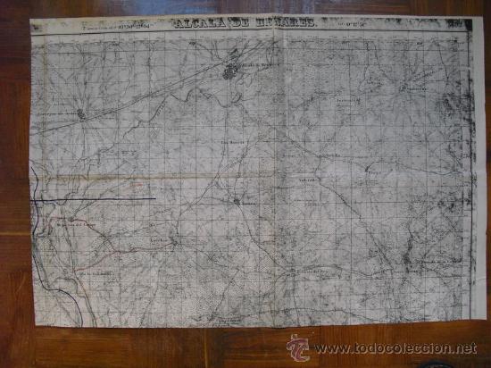 Militaria: GUERRA CIVIL MAPAS DE ALCALA DE HENARES DE LOS DOS EJERCITOS NACIONAL Y REPUBLICANO E 1:50000