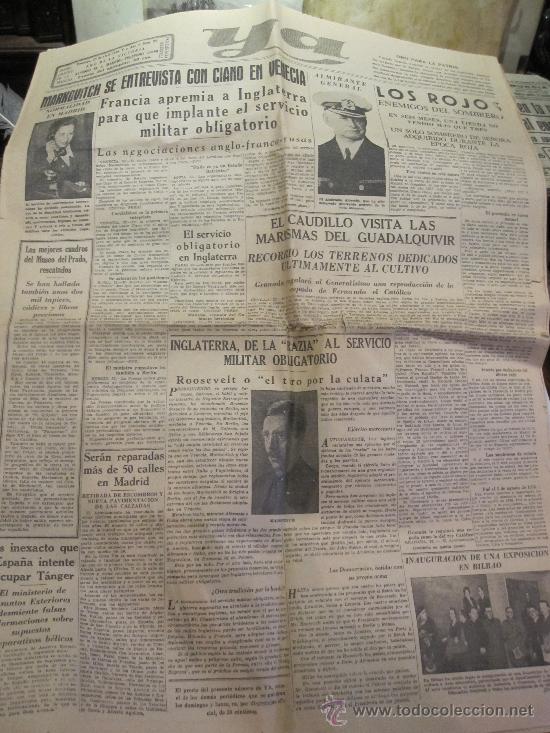Military Antiques: PERI&Oacute;DICO YA: 23-4-1939, A&Ntilde;O DE LA VICTORIA