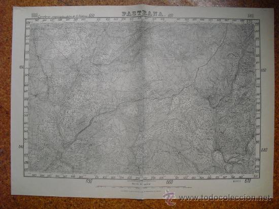 Military Antiques: GUERRA CIVIL MAPA DE PASTRANA EJERCITO REPUBLICANO E 1:50000