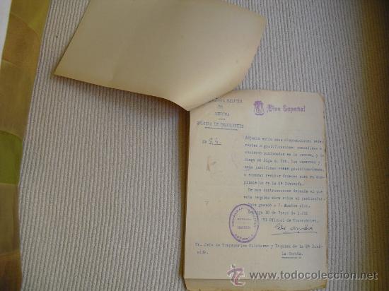 Militaria: ENERO 1937 GUERRA CIVIL  ASTORGA  TRES DOCUMENTOS SOBRE CUMPLIMIENTO DE ORDENES