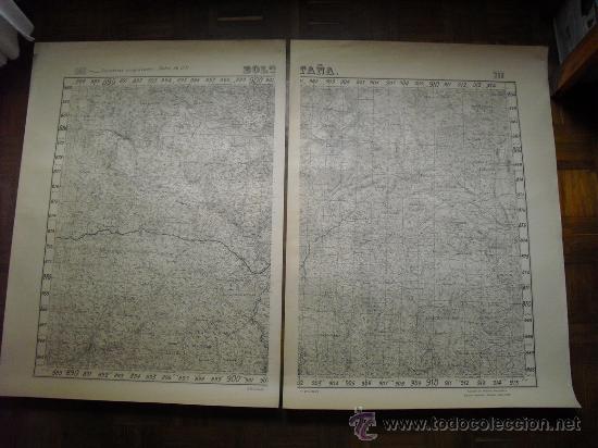 Militaria: EDICI&Oacute;N ESPECIAL DE JULIO DE 1937 EN DOS HOJAS DEL MAPA DE BOLTA&Ntilde;A 95X136 CMS EJERCITO REPUBLICANO