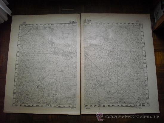 Militaria: EDICI&Oacute;N ESPECIAL DE JULIO DE 1937 EN DOS HOJAS DEL MAPA DE GRA&Ntilde;EN 95X136 CMS EJERCITO REPUBLICANO