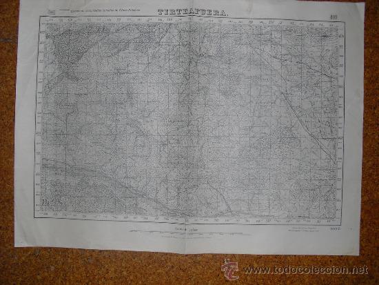 Militaria: 1938 MAPA DEL EJERCITO REPUBLICANO EDICION ESPECIAL TIRTEAFUERA 1:50000