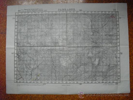 Military Antiques: GUERRA CIVIL EJERCITO REPUBLICANO MAPA DE JADRAQUE 1:50000