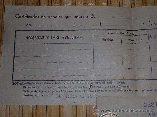 Militaria: Certificado de penales - Foto 3