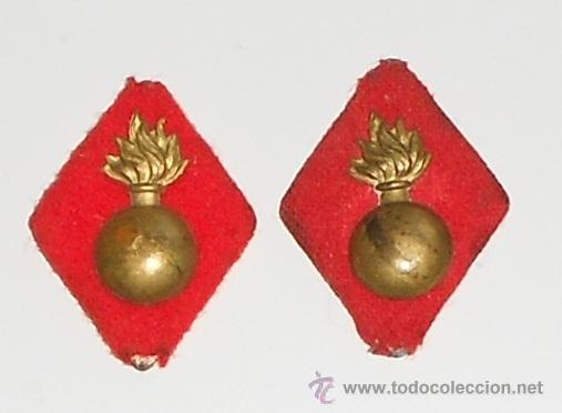Militaria: rombos de artilleria de tropa