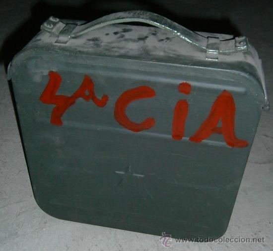 Militaria: Lata rusa, repintada y decorada - Foto 1