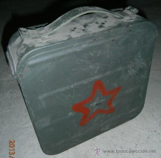 Militaria: Lata rusa, repintada y decorada - Foto 2