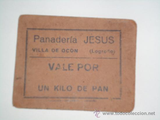 Militaria: VALE POR 1 KILO DE PAN ( GUERRA CIVIL )
