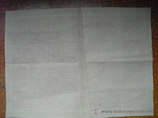 Military Antiques: 1937 GUERRA CIVIL MAPA DE CABEZON DE LA SAL E 1:50000 EJERCITO REPUBLICANO &Uacute;NICO