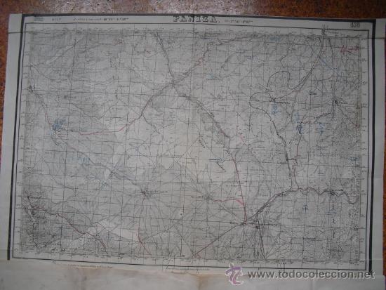 Militaria: GUERRA CIVIL MAPA DEL EJERCITO NACIONAL DE PANIZA