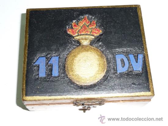 Militaria: Caja original de soldado de la 11 division, guerra civil. - Foto 2 - 37889593