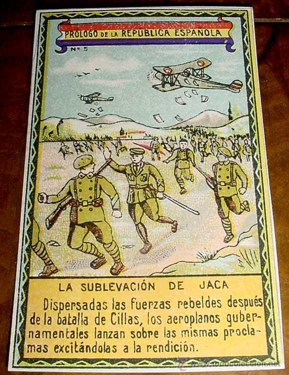 Military Antiques: ANTIGUO CROMO NUM. 5 DE LA COLECCION EPISODIOS DE LA PROCLAMACION DE LA REPUBLICA ESPA&Ntilde;OLA - 14 DE A