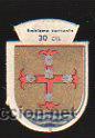Militaria: EMBLEMA DE AUXILIO SOCIAL DE 30 CENTIMOS. ALVAR GARCI.DIEZ DE RIVANDENEIRA. SERIE C N&ordm; 13