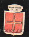 Militaria: EMBLEMA DE AUXILIO SOCIAL DE 30 CENTIMOS. VILADEMANY. SERIE C N&ordm; 29