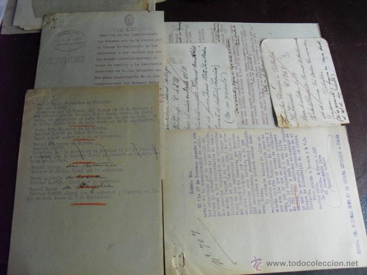 Militaria: 1937 GUERRA CIVIL RESULTADO DE EXPEDIENTE ORDENANDO A LA G. CIVIL QUE PARE  LOS OMNIBUS QUE CIRCULEN