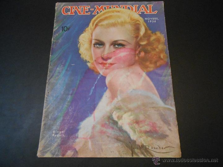 Militaria: REVISTA CINE MUNDIAL PUBLICADA DURANTE LA GUERRA CIVIL - NOVIEMBRE 1936