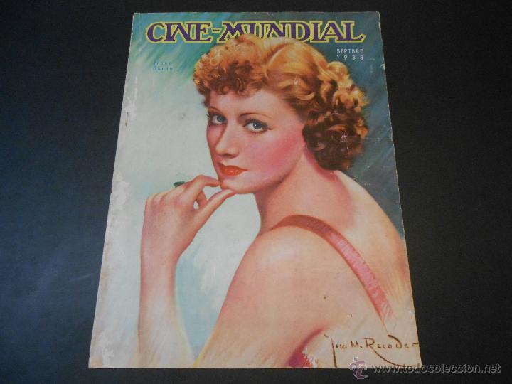Militaria: REVISTA CINE MUNDIAL PUBLICADA DURANTE LA GUERRA CIVIL - SEPTIEMBRE 1938